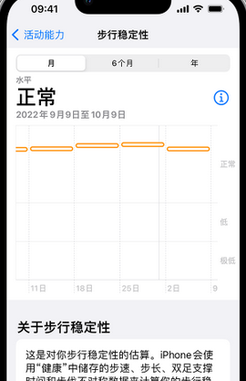 忻州iPhone手机维修如何在iPhone开启'步行稳定性通知'