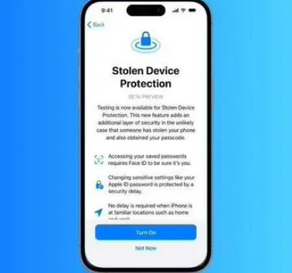 忻州苹果授权维修店分享被盗设备保护功能开启方法 